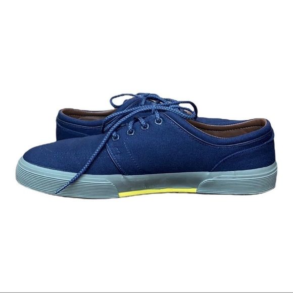 Sz13 Faxon Ralph Lauren Polo Navy Blue Shoes - Picture 5 of 7